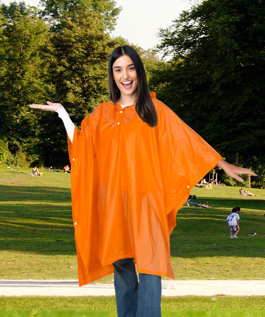 MEDIUM WEIGHT ADULT RAIN PONCHO - Umbrellashop.com
