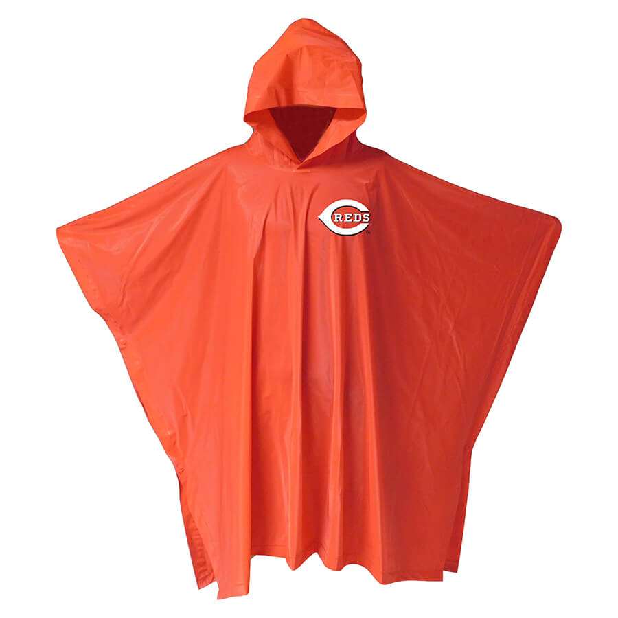 Cincinnati Reds Medium weight Rain Poncho - Umbrellashop.com