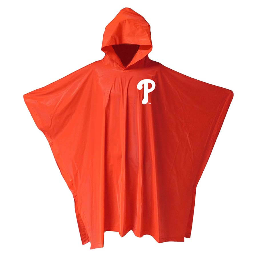 Philadelphia Phillies Medium weight Rain Poncho - Umbrellashop.com