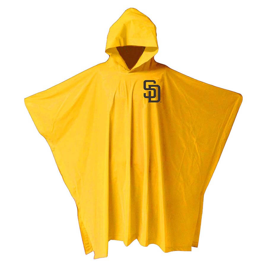 San Diego Padres Medium weight Rain Poncho - Umbrellashop.com