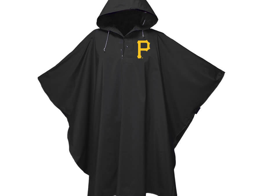 Pittsburgh Pirates Deluxe Heavyweight Rain Poncho