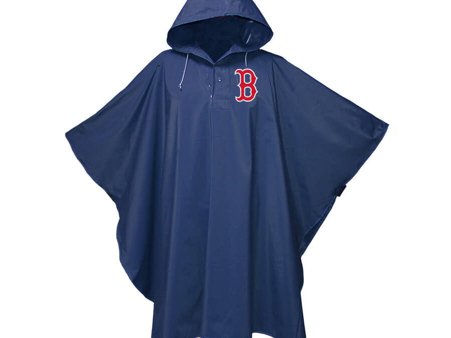 Boston Red Sox Deluxe Heavyweight Rain Poncho