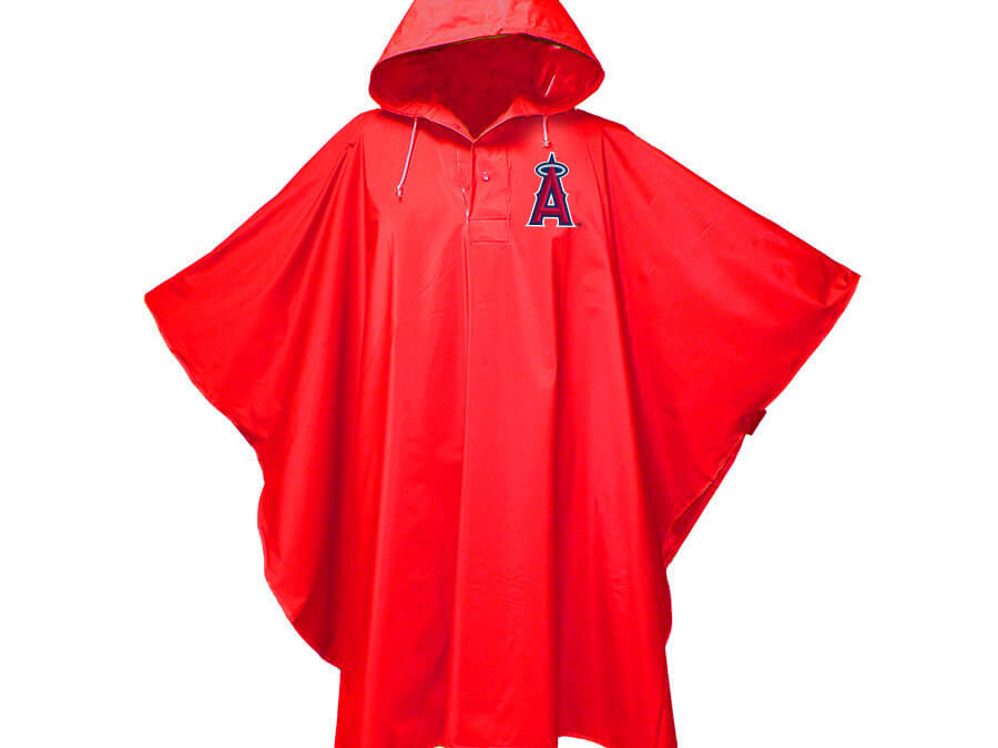 Los Angeles Angels Deluxe Heavyweight Rain Poncho