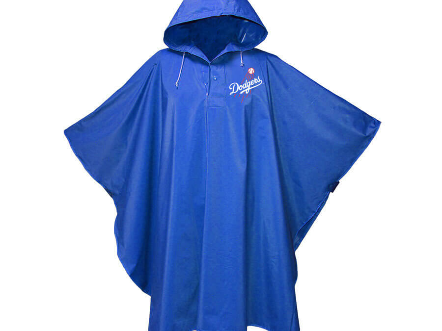 Los Angeles Dodgers Deluxe Heavyweight Rain Poncho