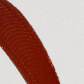 white sole/maroon strap