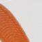 white sole/orange strap