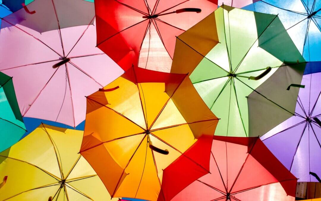 colorful umbrellas